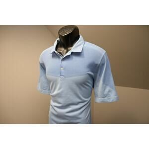 Puma Golf Polo DryCell Blues Short Sleeve Stretch Golf Shirt Mens Size Large